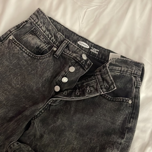 Old Navy- OG straight high rise jeans - size 14 - black denim - Picture 13 of 13